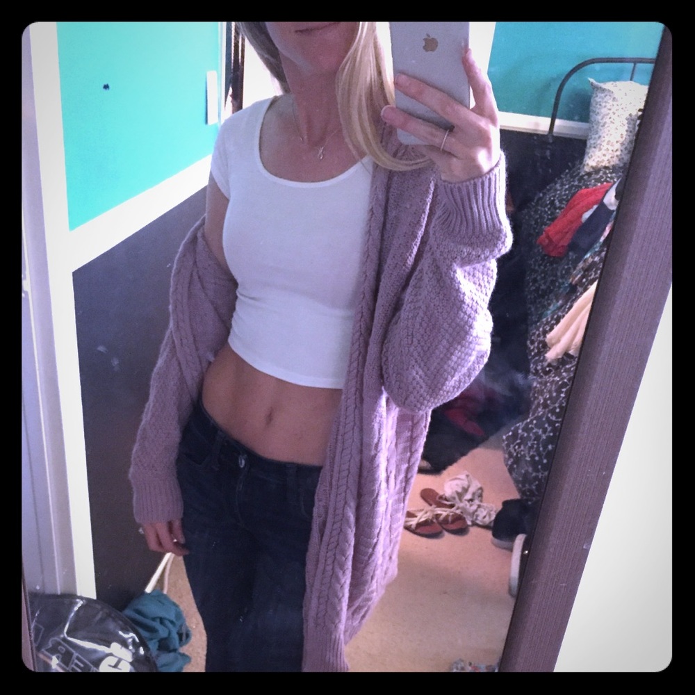 Lilac cardigan